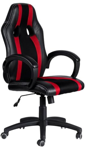Regalos Miguel - Silla Gaming Race roja y Negra - Máxima Ergonomía - Ideal para sesiones de Gaming