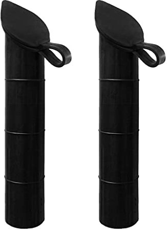 SM SunniMix 2 Pièces Support de Canne à à Encastrer Tube de Manchon Intérieur en Caoutchouc pour Porte-Canne à Bateau/Yacht/Kayak, 8.3 Pouces