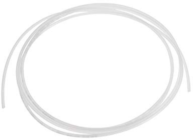 sourcing map Nylon Ligne Tuyau Tube 2mm ID x 4mm OD 1m PA6 Nylon Tube Pneumatique Air Frein Tubes pour Transfert Fluide Blanc