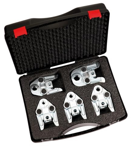 VIRAX Set Presszangen Profil V 12-15-18-22-28 für Pressmaschine P25+ - 990055
