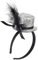 W WIDMANN MILANO Party Fashion - Serre-tête avec mini-cylindre, mini-chapeau avec noeud, accessoire pour costumes de carnaval