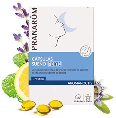 PRANARÔM - Aromanoctis - Cápsulas Sueño Forte - 30 Cápsulas.