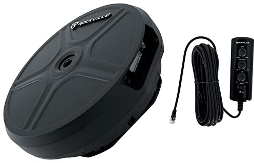 Rockville RockGhost V2-11 Inch Car Subwoofer, 800 W, Fits Interior Spare Tire