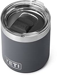 Yeti Rambler 10 oz Stackable Lowball 2.0, Vacuum Insulated, Stainless Steel with MagSlider Lid, Charcoal