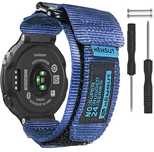 torbollo Kompatibel mit Garmin Forerunner 235, Robuste Ersatz Uhr Band Armband Armband für 220/230/235/620/630/735XT/235 Lite Smart Watch für Frauen Männer