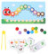 BSTCAR Holzklammer Perlen Spielzeug Kinder Baby Raupe Brettspiele Mathe Zählen und Montessori Puzzle Jigsaw Early Education Puzzle Brettspiel