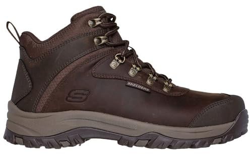 Skechers Herren RELMENT Lennox Stiefelette, Cocoa, 45 EU