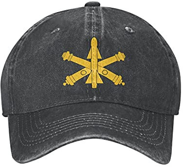 Baseball Kappe Abzeichen Der Verteidigungsartillerie Der Us-Armee Baseball Mütze Verstellbare Capatmungsaktive Mütze Outdoor Baseball Cap Für Herren, Golf, Damen