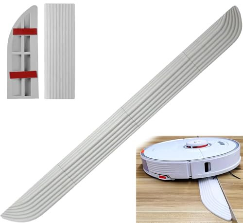 Türschwellenrampe für Staubsaug Roboter,Saugroboter für Alle Staubsaugroboter Zubehör, Kletterhilfe passend für alle Staubsaugroboter, Rampe für Saugroboter und Rollstuhl, Flexibel anpassbar, Antirut