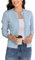 BERESIA Cardigan Donna Maglia con Bottoni Golfino Girocollo Manica Lunga Giacca Cappotto Elegante, Azzurro L