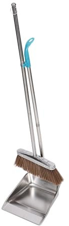 Yardenfun Escoba y Recogedor Herramientas De Limpieza y Exterior Ligero y Fácil De Almacenar