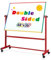 Swansea Magnetic Large White Board A0 Dry Wipe Board for Office School Home, Wall Mount, Aluminum Frame, 120X90cm