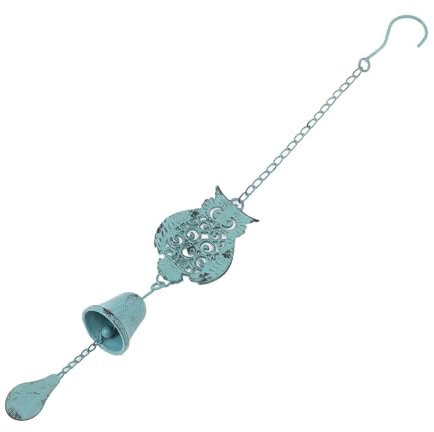 KITANDOVE Owl Wind Chimes Aus Robustem Gusseisen Für Außenbereich Vintage Windspiel Mit Melodischen Klängen Zur Garten Und Terrassendekoration Für Frauen Und Muttertagsgeschenke