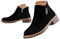 ticticlily Stivali Estivi Donna Con Cerniera Primaverili Invernali Eleganti Stivaletti Morbidi Tacco Basso Ankle Chelsea Boots Cowboy Bassi B Nero 36 EU