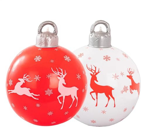 Aufblasbare - Weihnachtskugel-Ornamente, Weihnachtskugel | Aufblasbare Ball-Ornamente, Dekoration Für Weihnachten - Weihnachtskugeldekorationen Für Draußen