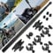 CZC AUTO Motorcycle Bike Handlebar Clamp Mount, 59.5 Invisible Selfie Stick, Compatible with Insta360 X5 X4 X3 X2 X ONE RS R GO 3 Camera
