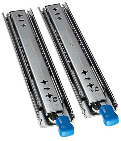 1200mm Heavy Duty Ball Bearing Drawer Slides with Locking Function 120 Kg Load Capacity Full Extension Ideal for Camping Trailers