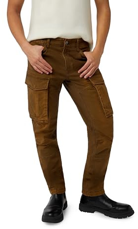 G-STAR Hombres Rovic Zip 3D Regular Tapered Pants, Marrón Vintage Dust Desert Palm D02190-e172-h517, 29W / 30L