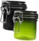 FRCOLOR Stylish Lash Glue Storage Jars 2 Pack Durable Leakproof for Beauty Salons