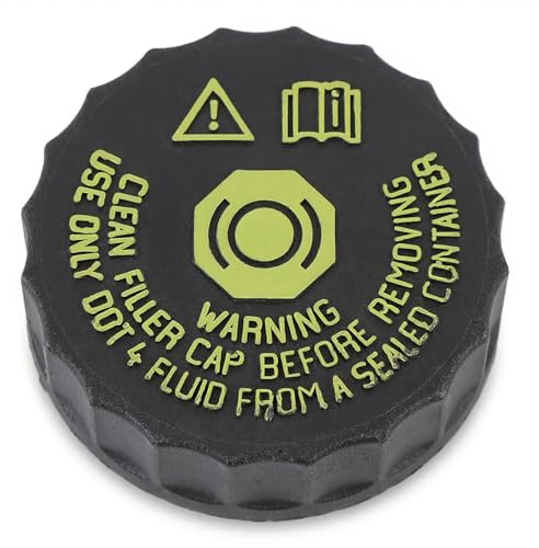 Brake Fluid Reservoir Cap, 1610892580 Car Brake Fluid Reservoir Bottle Tank Cover Replacement for 206 207 307 308 408 508 307SW 308SW