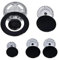 Besshepplo Set di tappi per fornelli a gas Sabaf Set di accessori per fornelli a gas include componenti in metallo e diffusore di fiamma, bruciatore a gas accessori per stufa a gas (piatto)
