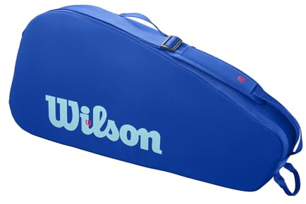 WILSON Ultra V5 Tour Tennis Racket Bag - Blue, Holds up to 3 Rackets