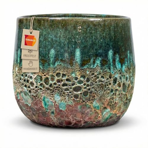 Teramico Keramik Pflanzkübel Brooklyn frostfest (20cm x 19cm)