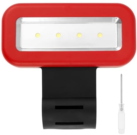 Grill Lampe 3 Helligkeitsstufen 13×6×4cm Grilllicht mit Gurtband Camping Lampe Hitzebeständig für Zelt Fahrrad Grill Camping Nachtparty