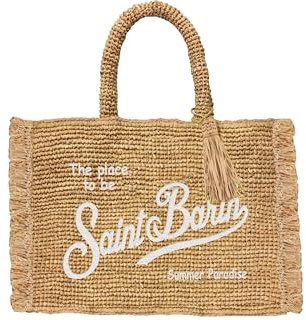 Saint Barth borsa donna in rafia