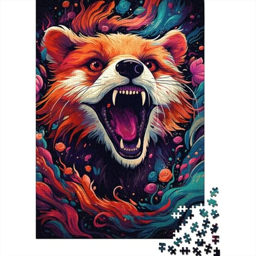 Roter Panda Puzzle 500 Teile Tierkunst Erwachsener Geschenk Spaß