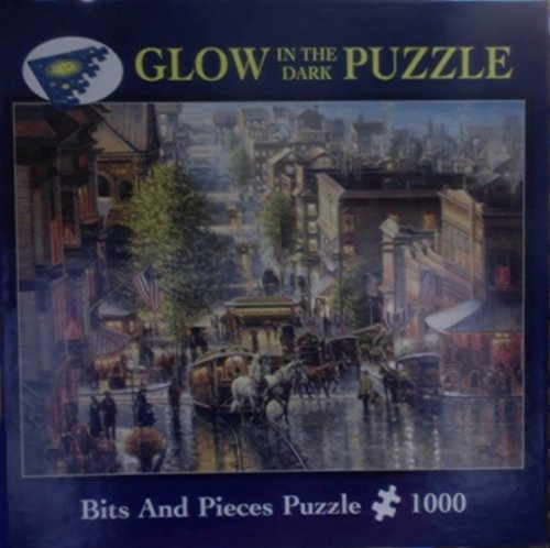 Glow in the Dark 1000 Teile Puzzle Sunset in The City