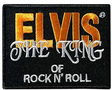 Elvis Aufnäher Besticktes Patch zum Aufbügeln Applique Souvenir Zubehör