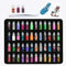 PHOGARY Set di 48 Bottiglie Glitter per unghie, Viso e Corpo Chunky, Cosmetici Guance, Capelli, Ombretto Frizzante Make-Up