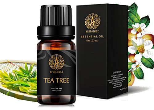 Aromaterapia Árbol de té Aceite esencial para difusor, 0,33oz-10ml Grado Terapéutico árbol de té Aceite esencial fragancia, 100% puro árbol del té aceite perfumado para humidificador, masaje, Casa