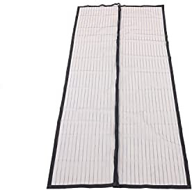 Oypla Magnetic Fly Bug Screen Door Automatic Closing Mesh Curtain 100x210cm