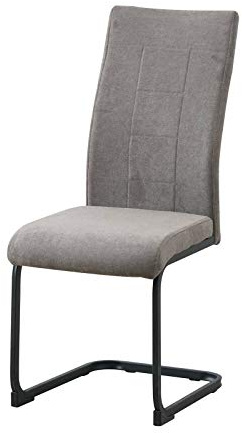 HTI living Schwingstuhl Braun LennyP Freischwinger Esszimmerstuhl 4-teilig