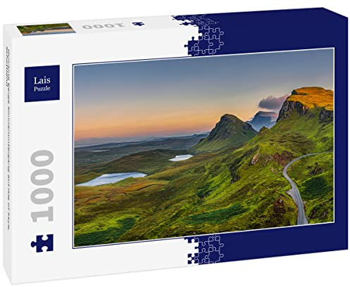 Lais Puzzle Quiraing Berge Sonnenuntergang auf Isle of Skye, Schottland 1000 Teile