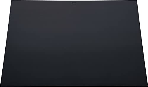 helit H2524095 - Schreibunterlage „the flat mat“, 700 x 500 mm, aus Leder, schwarz, 1 Stück