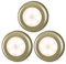 STAR-SPANGLED Motion Sensor Lights Indoor, High CRI Stick on Puck Lights Battery Powered, Cordless LED Light for Under Cabinet, Cupboard, Wardrobe, Stairs, Kitchen, Hallway (Gold, Warm White, 3Pack)