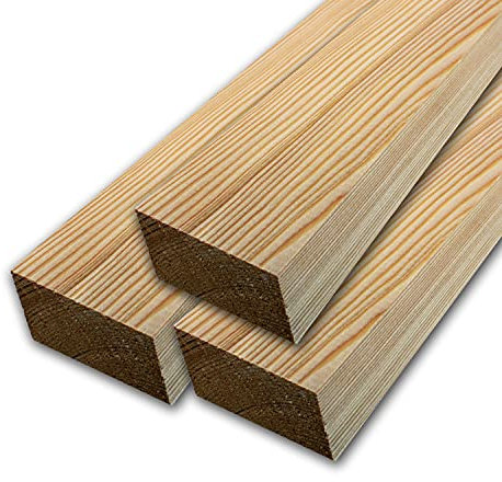 terrasso Rhombusleisten Fassadenverkleidung Sibirische Lärche – Fassadenprofil aus hart gewachsenem Fassadenholz für außen - gehobelte Lamellen Leisten 5100 x 21 x 65 mm | scharfkantig | 1100 lfm