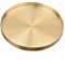 CENPEK 30cm Rundes Tablett aus Edelstahl Serviertablett Goldfarben Schmuck- und Make-up-Organizer/Kerzenteller Gold