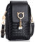QH-Shop Sac Telephone Portable Femme Mignon Pu Cuir Mini Sac à Bandoulière avec Perle Pendentif Bandoulière Réglable Fille Porte-Monnaie