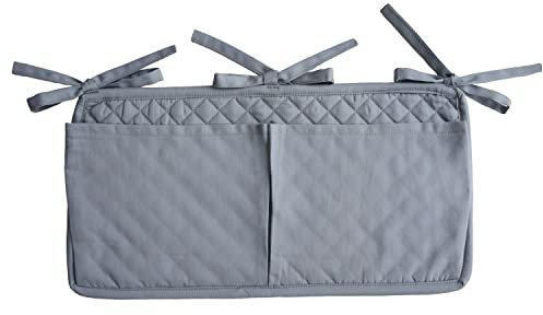 Mushie Aufbewahrungtasche Baby- & Kinderbett Organizer | Kinderzimmer Dekor, Bettaufhänger, Kinderbett Tasche | Gitterstäben, Geländern oder Regalen Befestigen (Tradewinds)