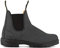 Blundstone Unisex 587 Stivali Classici Alla Caviglia Chelsea in Pelle Nera Rustica 9