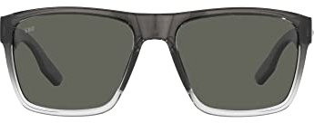 Costa Del Mar Herren Paunch XL Sonnenbrille, Nebelgrau/Grau, polarisiert, 580 g, 59 mm