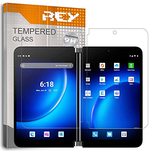 REY Displayschutzfolie für Microsoft Surface Duo 2, Premium-Qualität