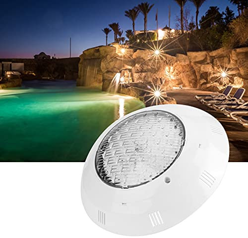Luci da Piscina Per Piscina Interrata, SMD2835 Lampada da Piscina a LED AC12V IP68 Lampada Subacquea a Parete Impermeabile Luce Calda(12W)