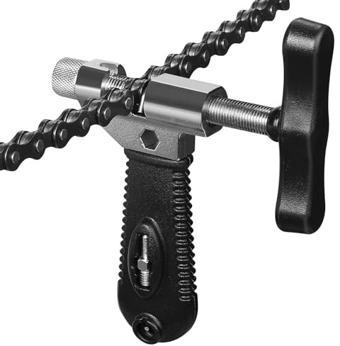 A AKRAF Bike Chain Splitter with Chain Hook, Bicycle Chain Cutter Breaker Tool, Remove and Install Chain 7, 8, 9, 10 and Single Speed Chains