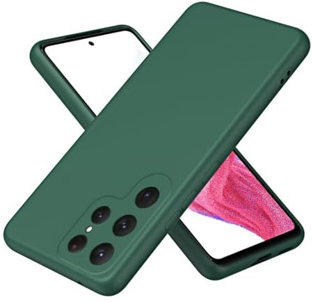 COMAKU Cover Custodia Case per Samsung Galaxy S24 Ultra, Ultra Sottile Morbido TPU Silicone Antiurto Anti-Graffio Protezione Copre - Verde