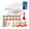 DELICRET - Starter - Kit deluxe | 6x Nolano San Marzano DOP + 1x Meersalz fein | 4x Caputo Pizzeria + 1x Semola + 1x Trockenhefe + 1x Pizzaspachtel + 1x Pizzaballenbox mit Deckel & Flyer